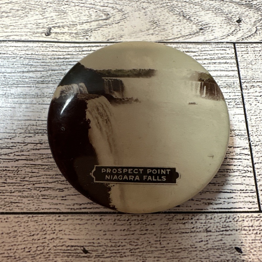Niagara Falls Prospect Point Miniature Tin w/ Mirror‎ Inside